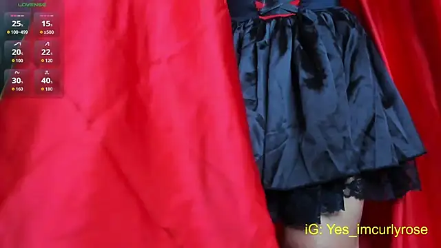 Snapshot of CurlyRose__ chatting on October 2025 12:20:01 AM CurlyRose online show from October 2025 12:20:01 AM