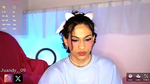 Snapshot of Abby_bella09 chatting on March 2025 08:10:02 AM Abby bella09 online show from March 2025 08:10:02 AM