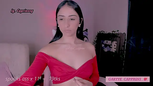 gabyye capprins online show from April 2026 01:45:01 AM