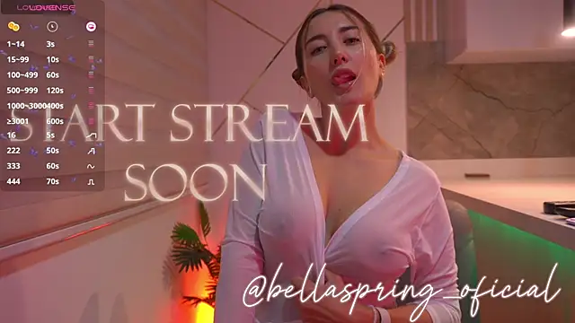 b3llaspringg online show from April 2026 11:09:02 PM