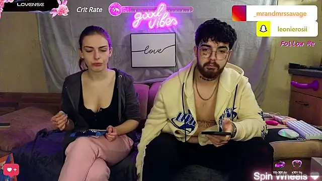 MrAndMrsSavage online show from January 2025 10:01:01 PM
