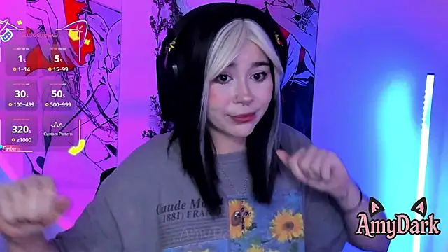  AmyDark online show from April 2026 12:00:01 PM