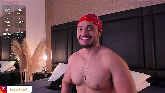 Snapshot of JossAckland chatting on December 2025 08:08:02 PM JossAckland online show from December 2025 08:08:02 PM