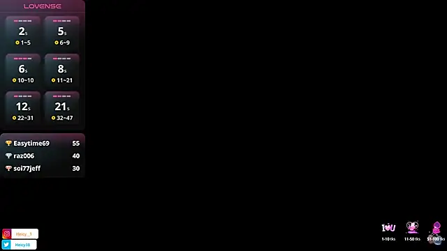 Heicy    online show from September 2025 08:49:02 PM