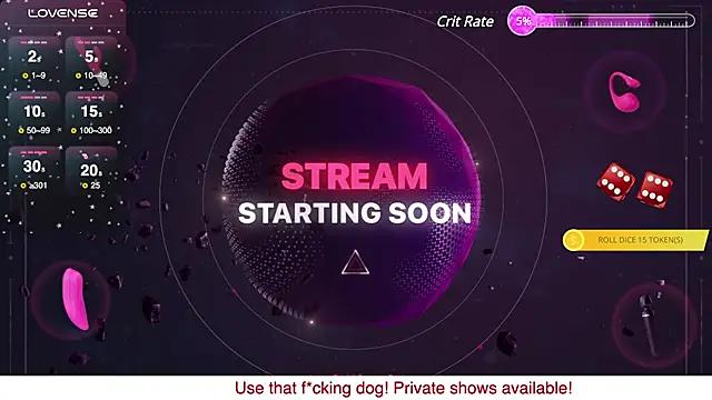 FrenchCamDog online show from January 2025 12:31:01 PM