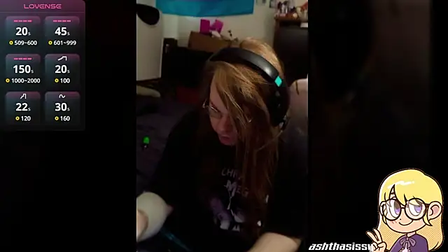 Snapshot of AshThaSissy chatting on December 2024 04:57:01 PM AshThaSissy online show from December 2024 04:57:01 PM