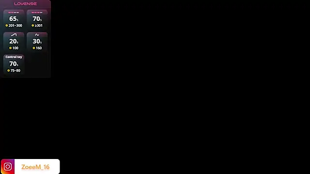 Zoe1 2 online show from March 2026 08:00:02 PM