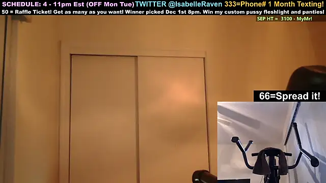 Snapshot of IsabelleRaven chatting on September 2025 11:43:02 PM IsabelleRaven online show from September 2025 11:43:02 PM