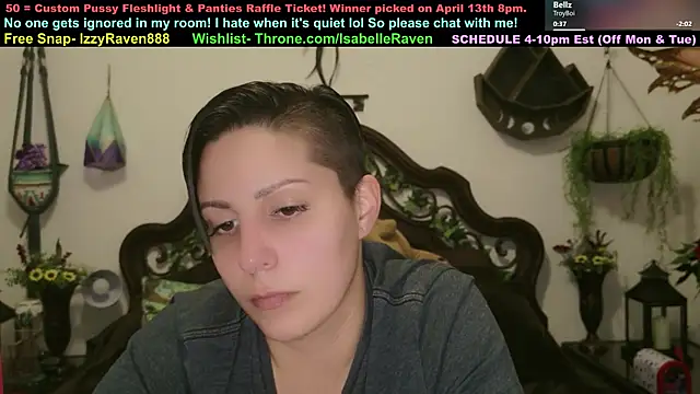 IsabelleRaven online show from April 2026 12:50:01 AM
