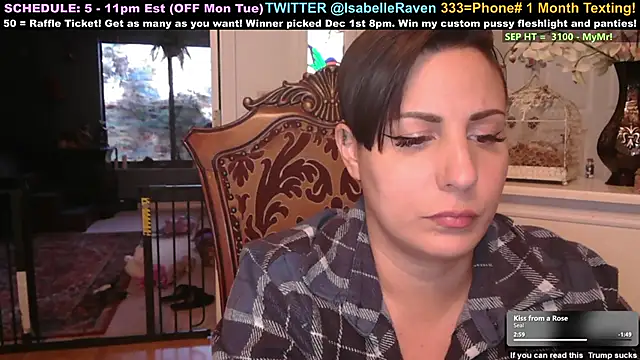 Snapshot of IsabelleRaven chatting on September 2025 10:05:02 PM IsabelleRaven online show from September 2025 10:05:02 PM