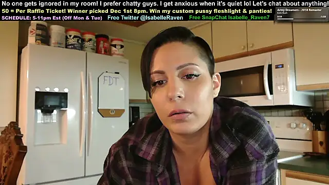 IsabelleRaven online show from November 2025 12:14:02 AM