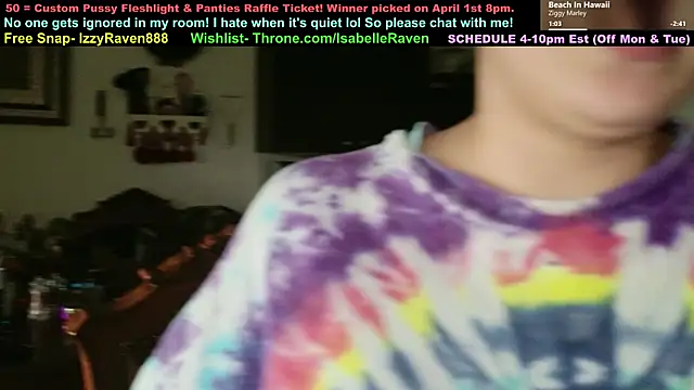 IsabelleRaven online show from April 2026 08:59:01 PM