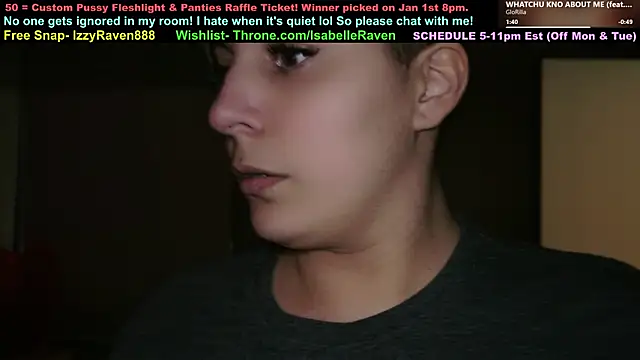 IsabelleRaven online show from January 2026 08:05:01 PM