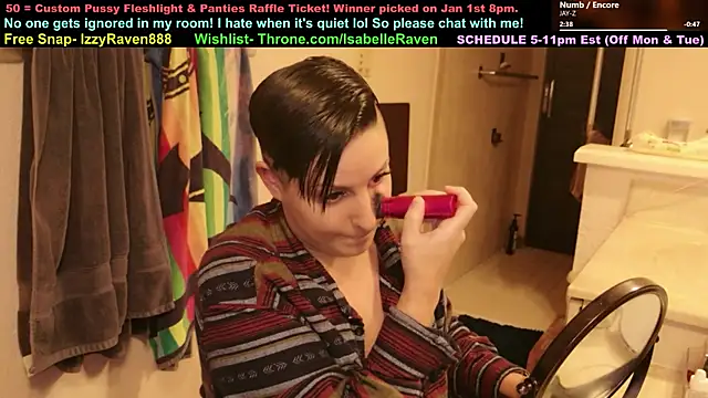 IsabelleRaven online show from January 2026 11:31:02 PM