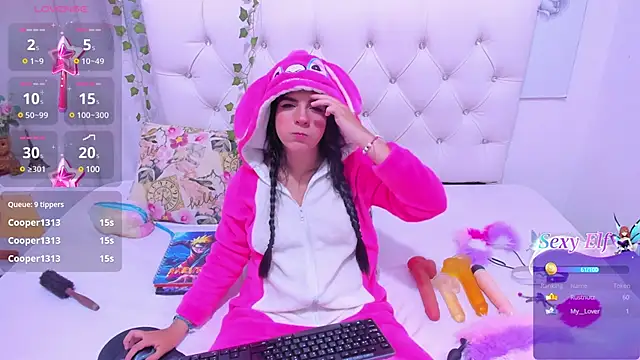 MorganitaX online show from March 2025 08:16:01 PM
