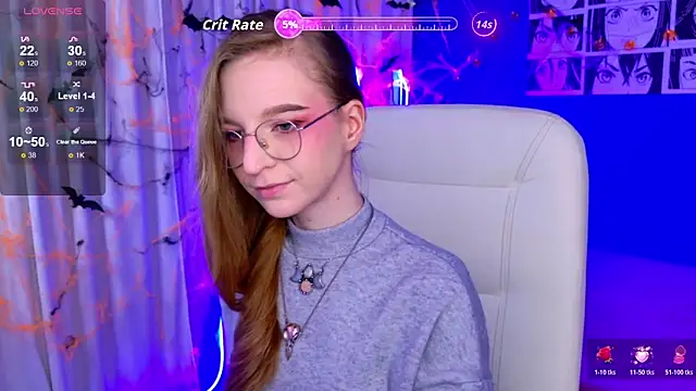 Snapshot of VioletShine chatting on October 2025 12:37:01 PM VioletShine online show from October 2025 12:37:01 PM