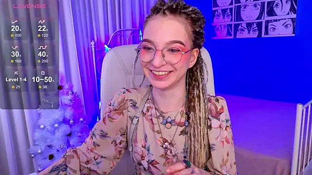 Snapshot of VioletShine chatting on December 2025 12:22:02 PM VioletShine online show from December 2025 12:22:02 PM