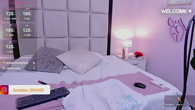 Goddess  Lilith online show from December 2024 02:03:01 AM