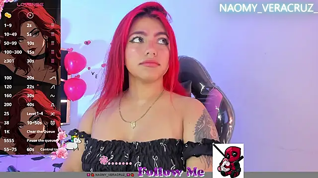 Naomy veracruz  online show from February 2025 01:00:01 PM