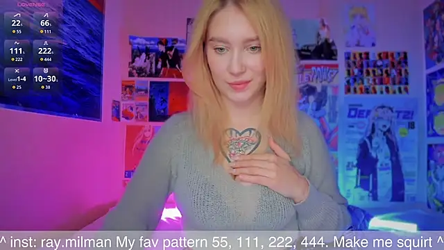 Snapshot of AliceMilman chatting on September 2025 10:11:02 AM AliceMilman online show from September 2025 10:11:02 AM