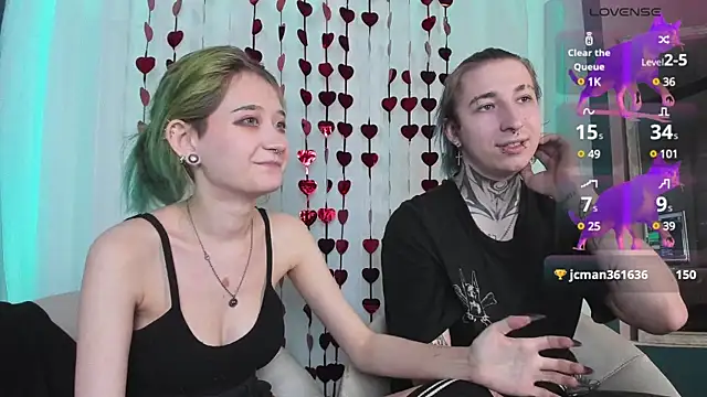 Snapshot of Milten-Trish chatting on March 2025 03:45:01 AM Milten-Trish online show from March 2025 03:45:01 AM