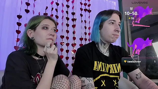 Snapshot of Milten-Trish chatting on February 2025 08:23:02 PM Milten-Trish online show from February 2025 08:23:02 PM