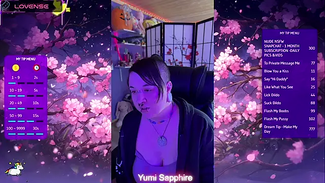 yumi sapphire online show from April 2026 08:48:01 PM