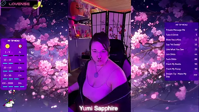yumi sapphire online show from April 2026 05:39:01 PM