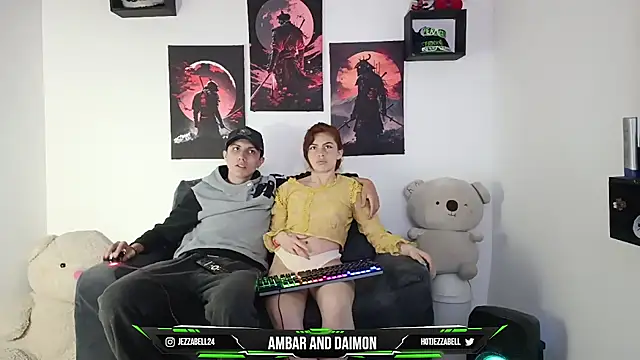 Ambar and daimon  online show from February 2025 09:18:02 AM