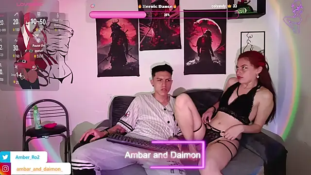 Ambar and daimon  online show from September 2025 07:07:01 PM