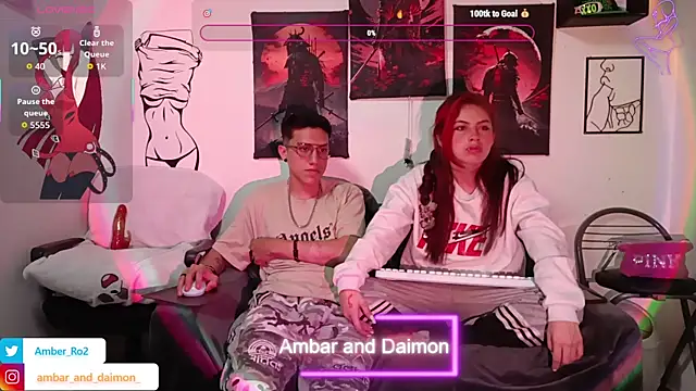 Ambar and daimon  online show from September 2025 06:31:02 AM