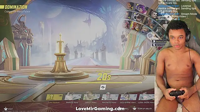 Snapshot of lovemirgaming chatting on October 2025 09:49:01 PM lovemirgaming online show from October 2025 09:49:01 PM