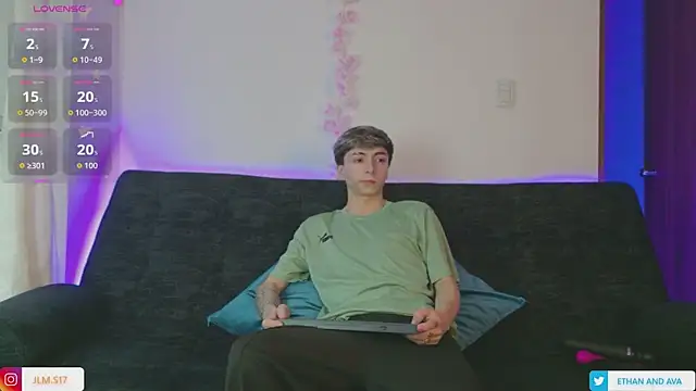 Snapshot of ethan_and_ava chatting on July 2026 12:24:02 PM ethan and ava online show from July 2026 12:24:02 PM