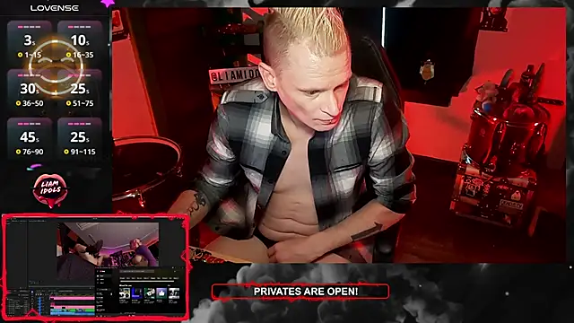 LiamIdols online show from January 2025 03:22:01 PM