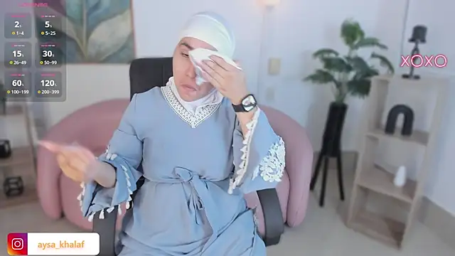 Ayha khalaf online show from October 2025 01:15:01 AM