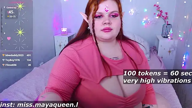Snapshot of missmayaqueen chatting on February 2025 12:14:02 PM missmayaqueen online show from February 2025 12:14:02 PM