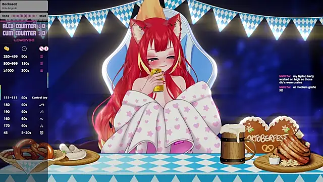 Snapshot of LewdKira_VT chatting on October 2025 01:58:02 PM LewdKira VT online show from October 2025 01:58:02 PM