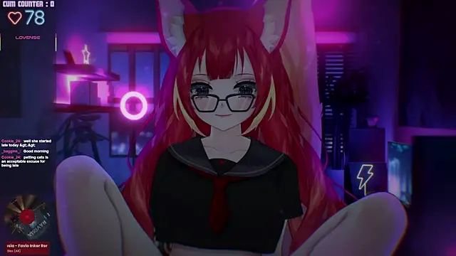 Snapshot of LewdKira_VT chatting on June 2026 04:45:02 PM LewdKira VT online show from June 2026 04:45:02 PM
