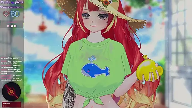 Snapshot of LewdKira_VT chatting on June 2026 05:41:02 PM LewdKira VT online show from June 2026 05:41:02 PM