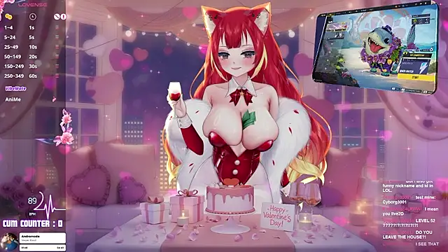 Snapshot of LewdKira_VT chatting on February 2026 07:02:02 PM LewdKira VT online show from February 2026 07:02:02 PM