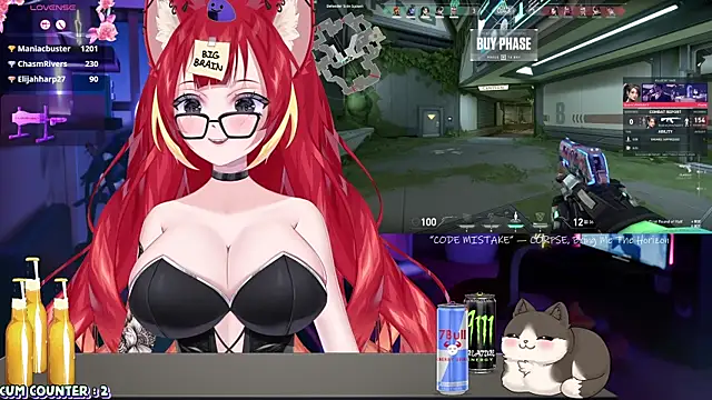 Snapshot of LewdKira_VT chatting on March 2025 10:17:01 AM LewdKira VT online show from March 2025 10:17:01 AM
