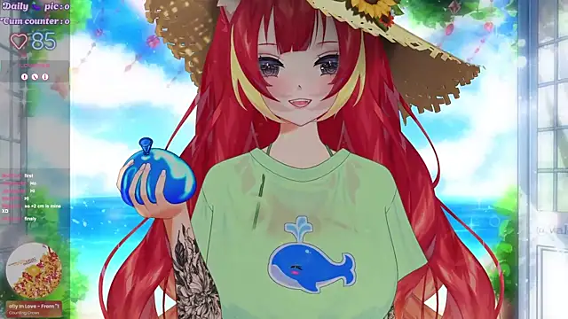 Snapshot of LewdKira_VT chatting on June 2026 05:30:02 PM LewdKira VT online show from June 2026 05:30:02 PM