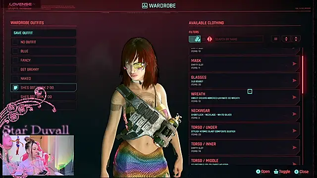 StarDuvall online show from May 2026 10:18:01 PM