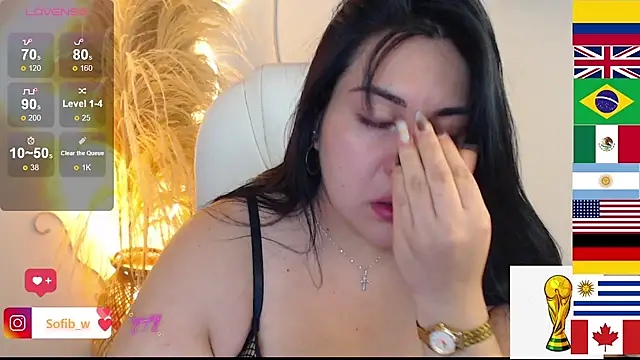 Sofi BBW online show from June 2026 12:43:01 PM