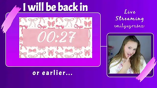Snapshot of EmilyxxGraces chatting on October 2025 10:51:02 PM EmilyxxGraces online show from October 2025 10:51:02 PM