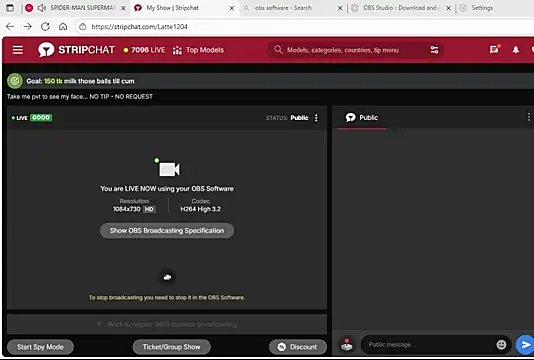 Latte1204 online show from October 2025 10:39:02 AM