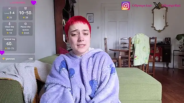 OllympeKaii online show from April 2026 12:44:02 PM