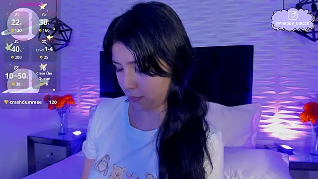 Snapshot of Melody_Black_ chatting on May 2026 08:58:02 PM Melody Black online show from May 2026 08:58:02 PM