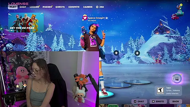 SpaceCowWhore online show from January 2026 04:55:01 PM