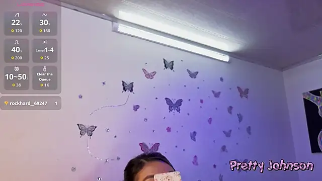 Pretty Johnson  online show from April 2026 11:45:02 AM